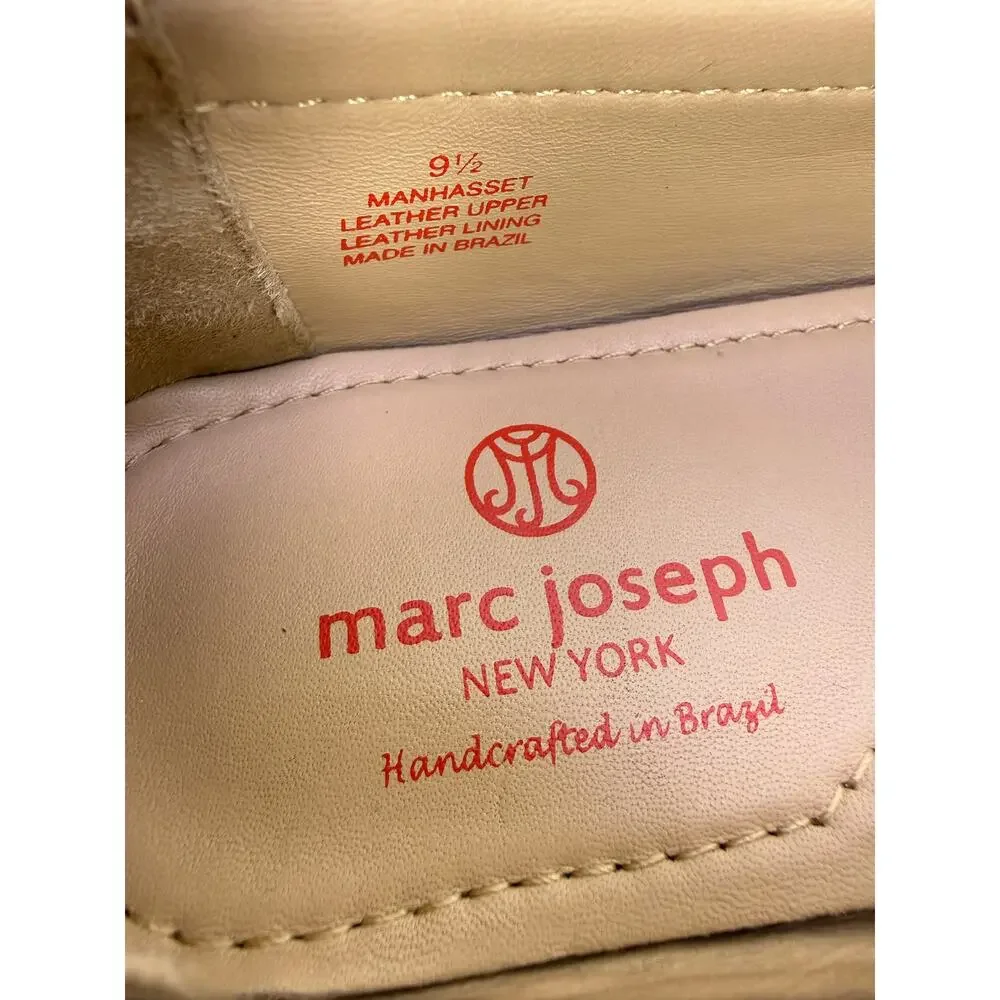 Marc Joseph Manhasset Loafer Womens 9.5‎ Tortoise Patent Leather Driver Slip On